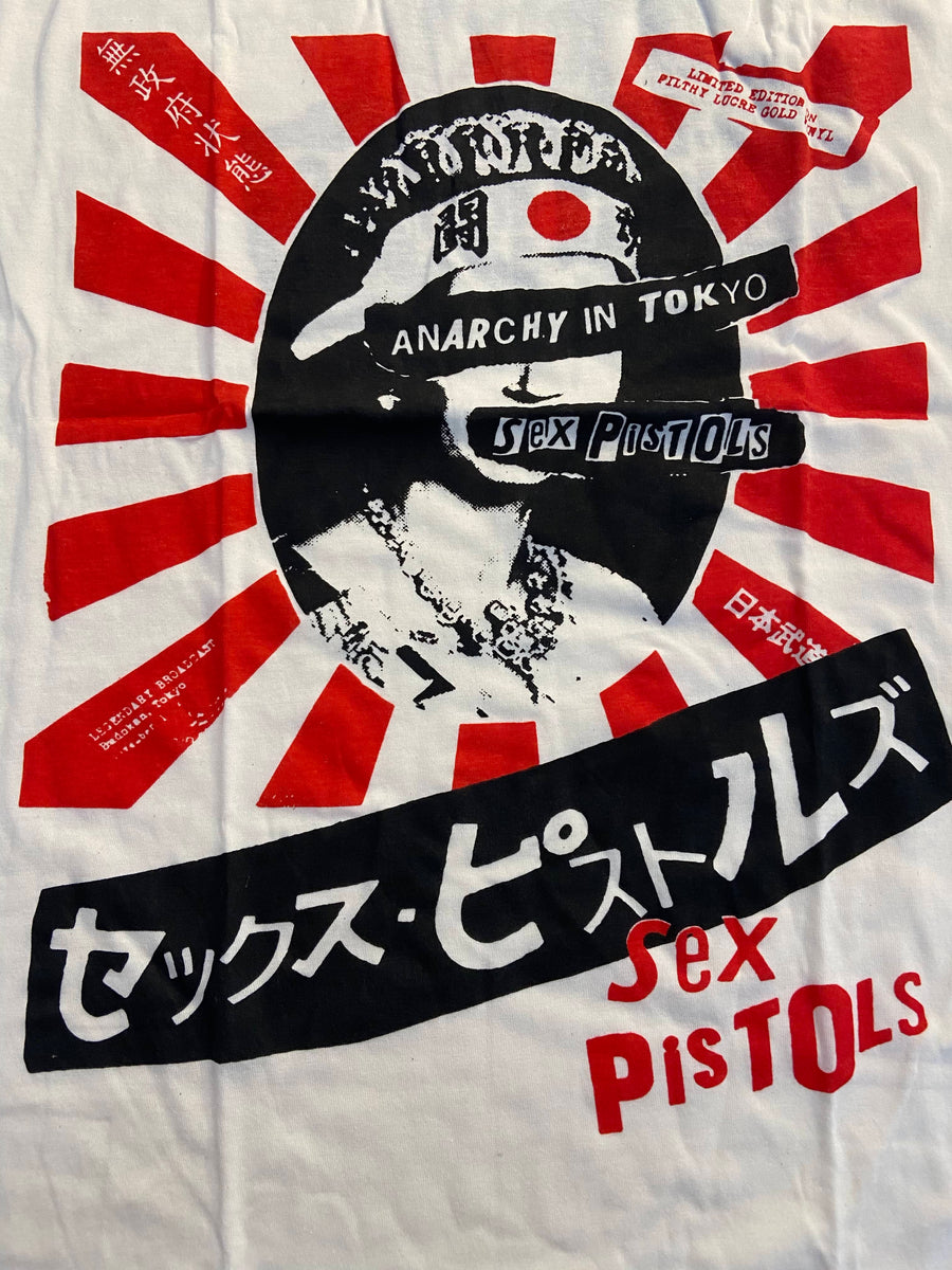 Sex Pistols - Anarchy In Tokyo T-Shirt (Japanese Print Cream White) -  $19.99 | Noise In Stereo